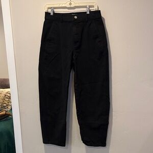 Women's Black Barrel Pants from Everlane